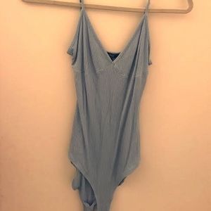 Forever 21 Baby blue bodysuit